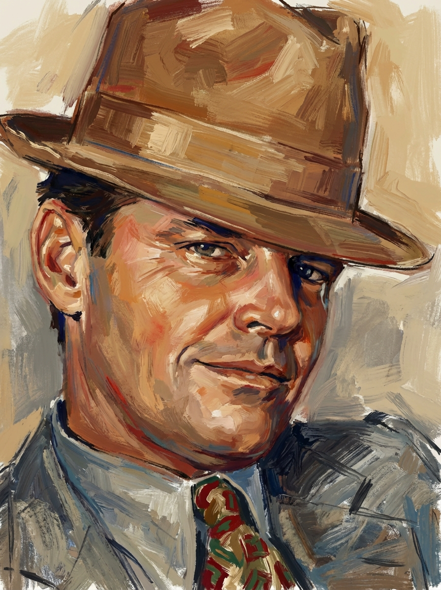 Jack Nicholson — painted portrait