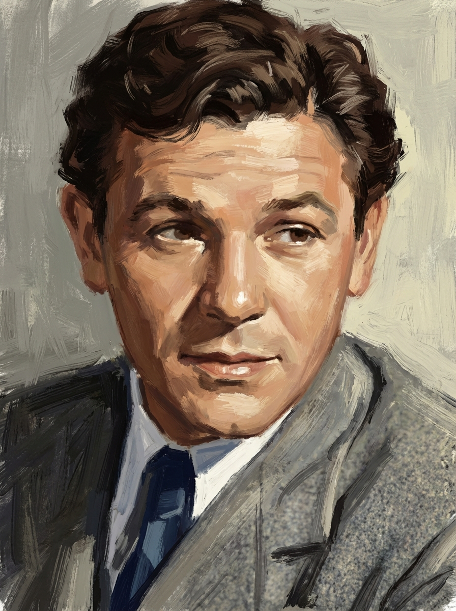 John Garfield — painted portrait