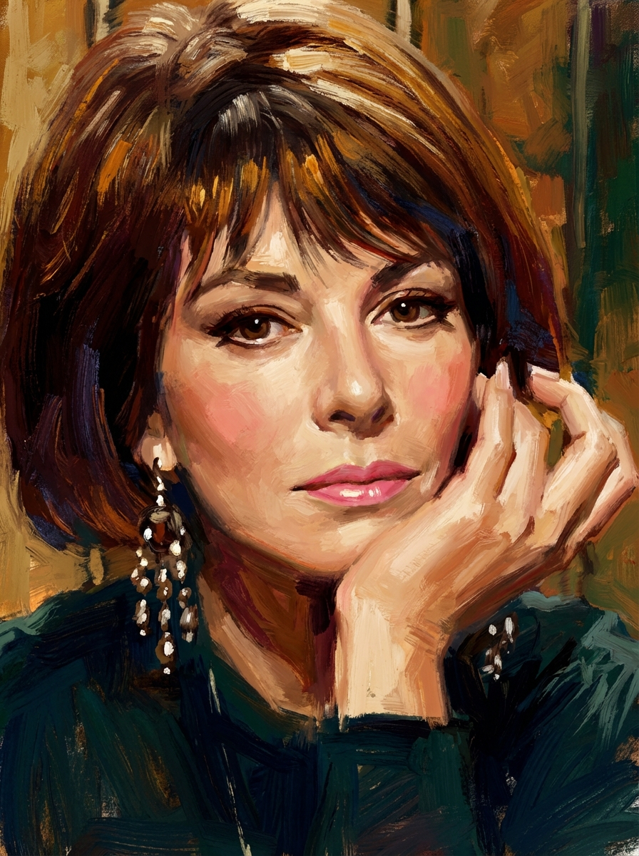 Lee Grant — painted portrait