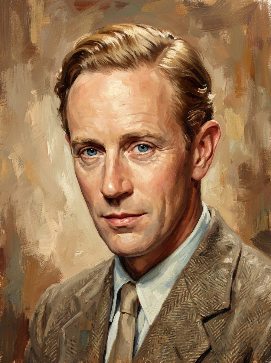 Leslie Howard — painted portrait